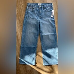 Hudson Rosalie High Rise wide leg ankle 28x28 Luna